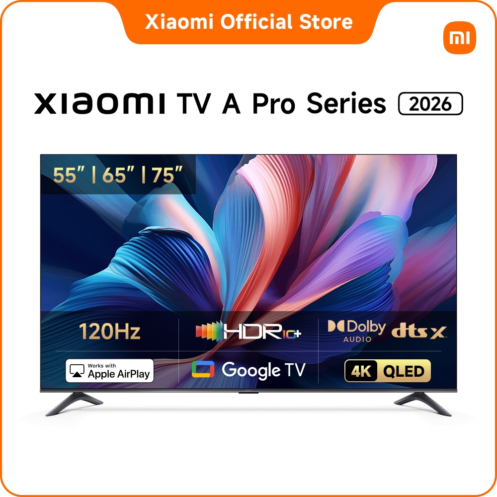 ทีวี Xiaomi A Pro (55 นิ้ว) สมาร์ททีวี 4K โปรโมชั่นลดราคา